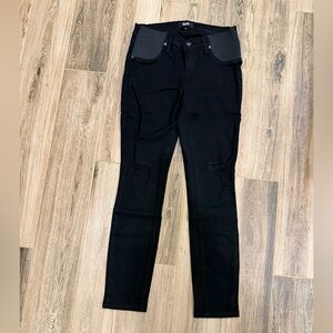 PAIGE Black Denim Maternity Jeans (new never worn) size 26